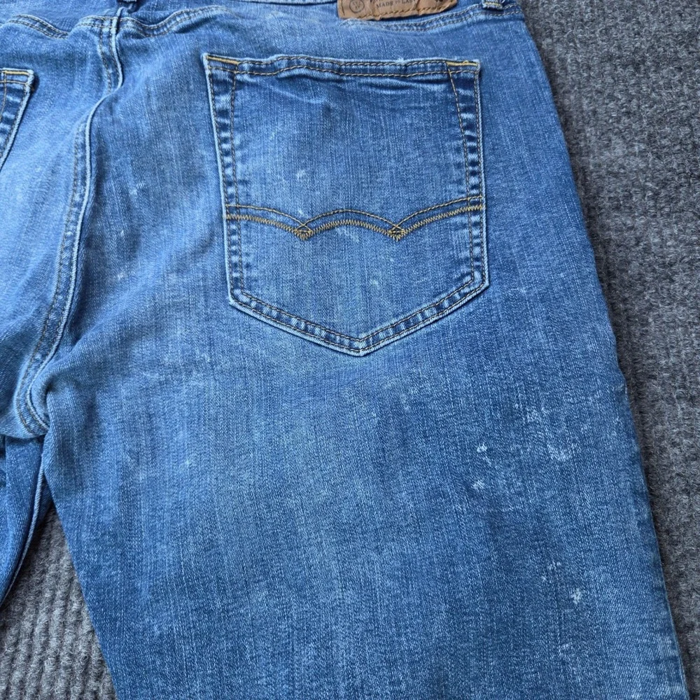 American Eagle Slim Straight Jeans Mens 34x34 Blue Extreme Flex Denim Casual